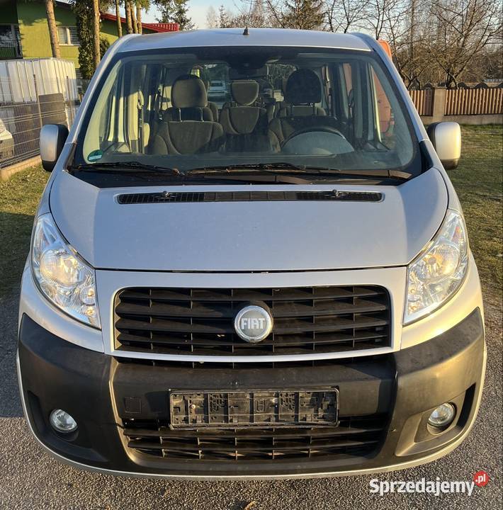 Fiat Scudo Long 9 osób 2x Klima 2x drzwi suwane światła przeciwmgielne łódzkie Poddębice