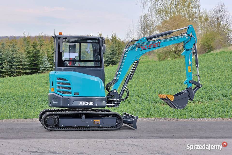 Minikoparka 38t SCHMIDT AR360 Kubota D1703 Klima Rok produkcji 2026 Legnica