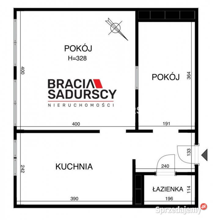 Mieszkanie Kraków 37m2 2 pokoje