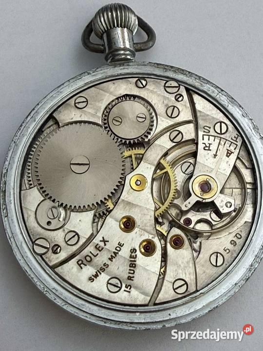 Zabytkowy zegarek kieszonkowy Rolex styl Wagowo