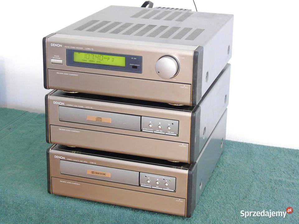 Wieża Denon Amplituner CD Mag AUX PHONO DOSTAWA Jasło