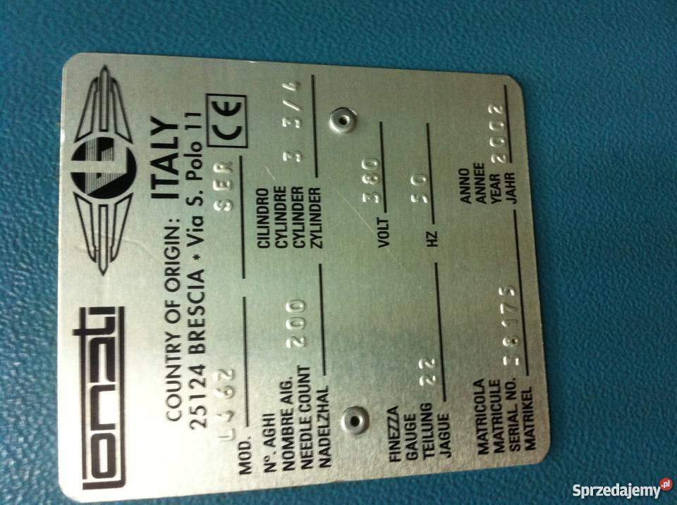 Maszyny skarpetkowe Lonati