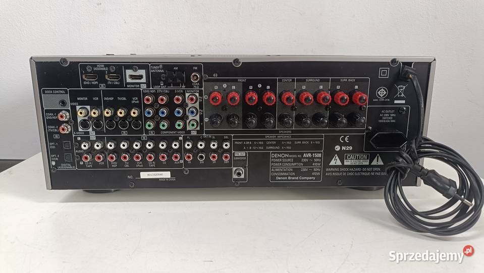 DENON AVR1508 Amplituner bez pilota wielkopolskie Poznań