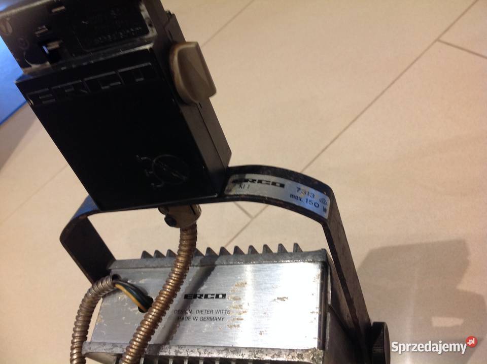 Stara Lampa Reflektor Wystawowy ERCO Nowa Sól