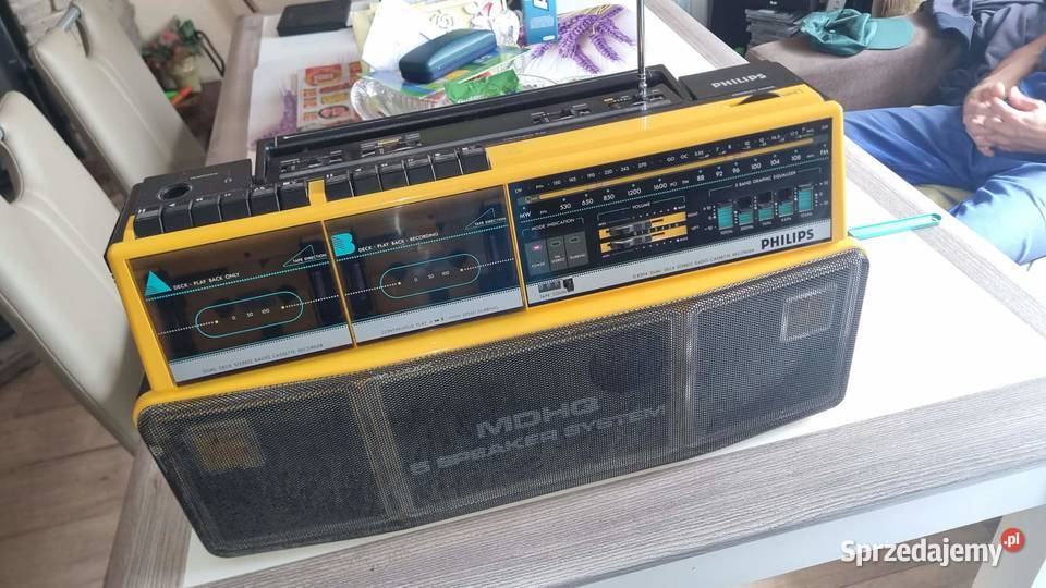 Radiomagnetofon Philips D 8304 Moving Sound Radioodtwarzacze Warta