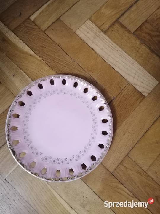 Talerz różowy Gdańsk