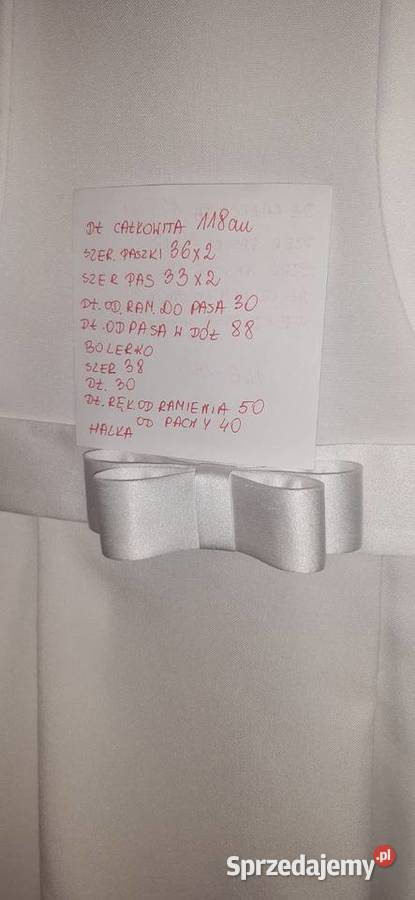 Sukienka komunijna Emmi Mariage 134140 model Borów