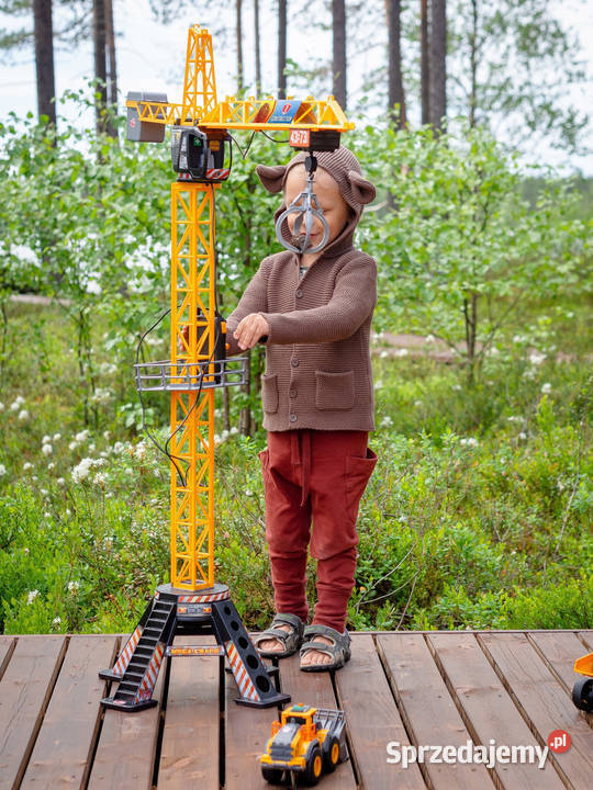 Dźwig Mega Crane Żuraw Z Dźwiękiem Zdalnie Samochody i pojazdy Brzozów sprzedam