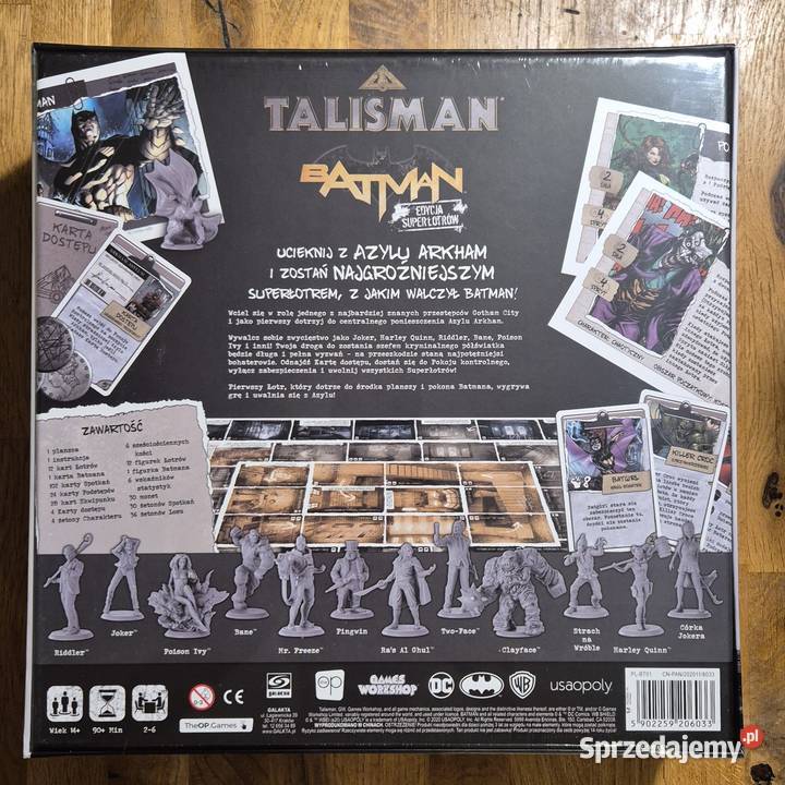 Talisman Batman nowa folia Galakta Gra edycja śląskie Bytom sprzedam