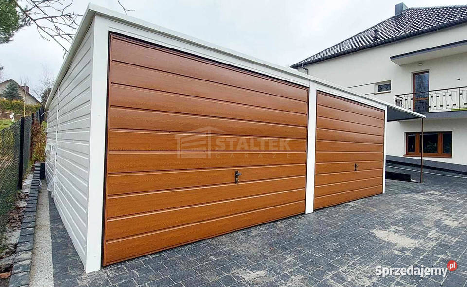 Garaz Blaszany 6X6 Wiata 4X6 2x Brama Scianka Sprzedaż Ostróda sprzedam