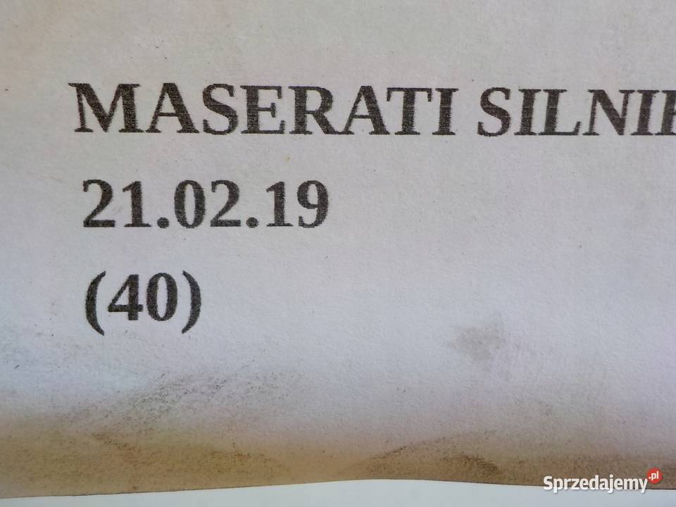 RURKA CHŁODNICY SKRZYNI MASERATI GHIBLI 30D Nowy Tomyśl