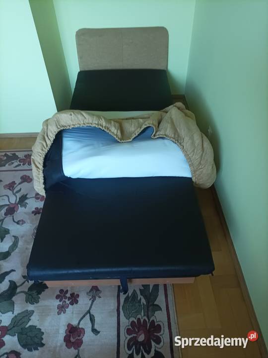 ŁóżkoFotel rozkładany jednoosobowy materiał stan Bydgoszcz