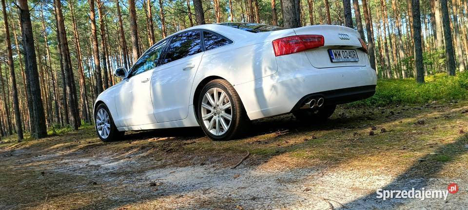 Sprzedam Audi A6 C7 20TDi 177 w białym kolorze 177KM Wielgolas
