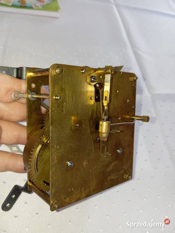 Stary Zegar kominkowy mechaniczny Muthe zdolnych lubuskie Żary