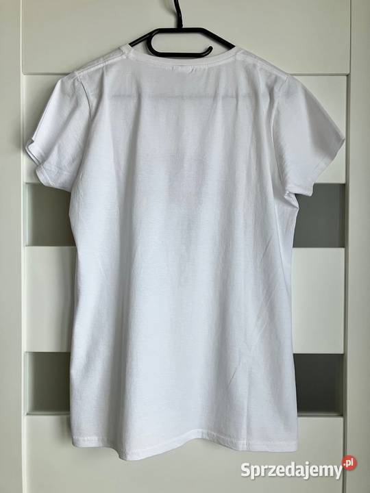 Nowy bawełniany damski tshirt Londyn London Nisko