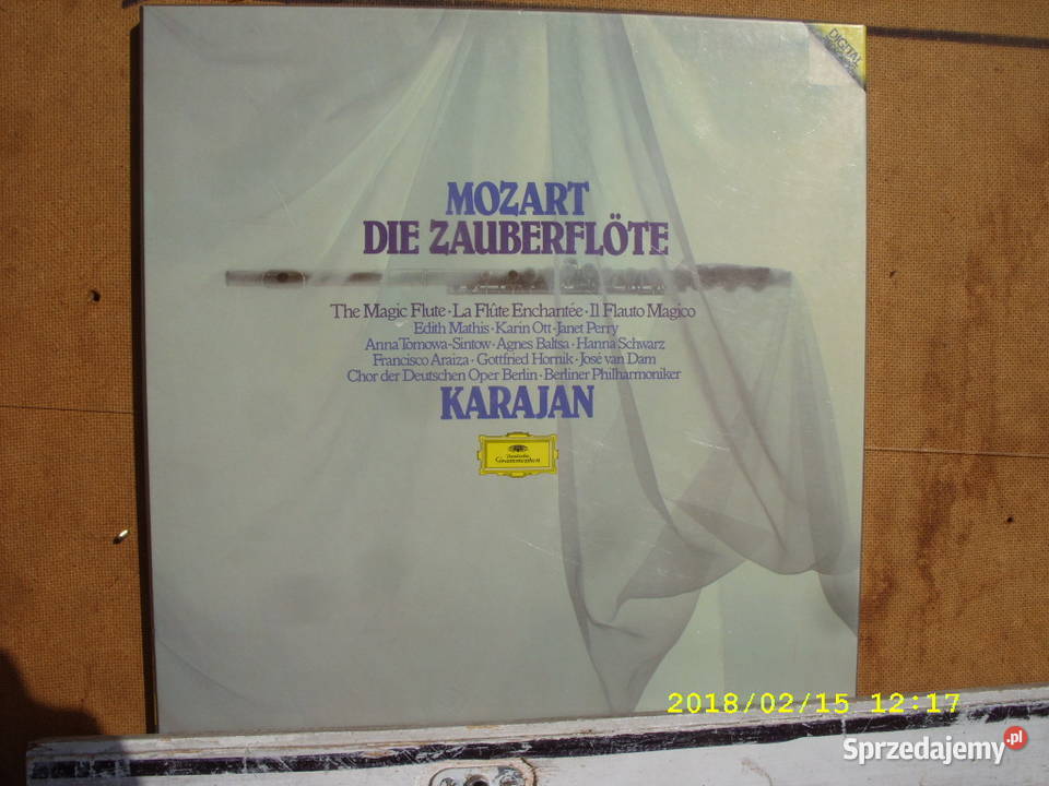 Klasyka WA MOZART DIE ZAUBERFLOTE 4 plyty Wołów