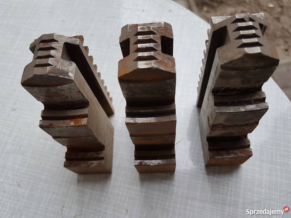 Lewe prawe szczęki tokarskie do uchwytu 160mm Mogilno
