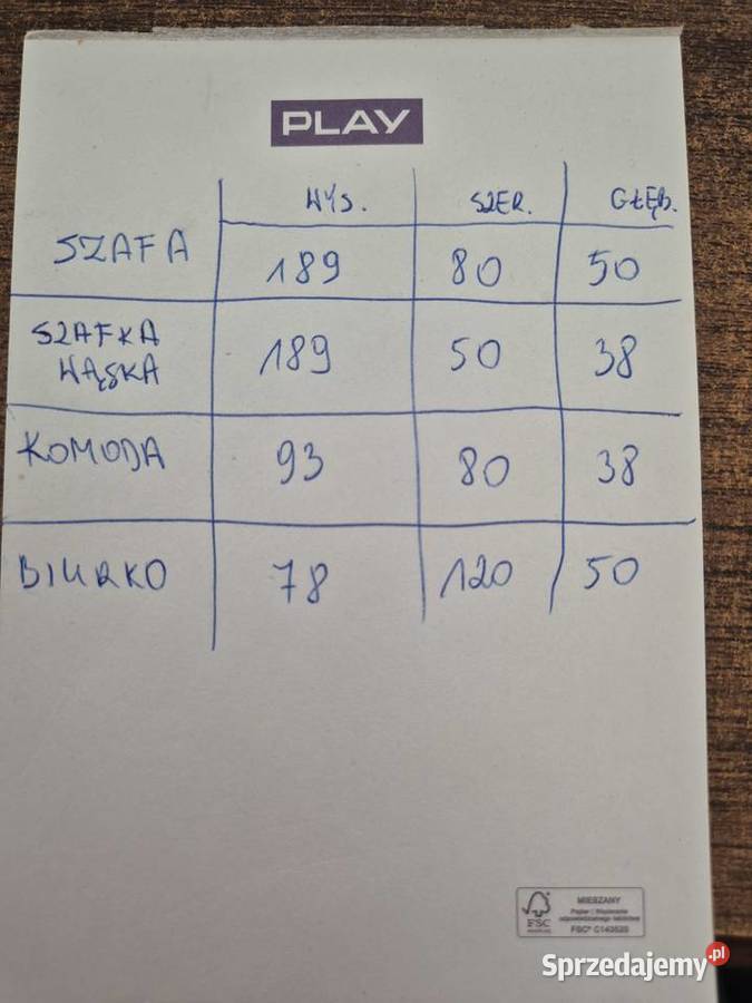 Meble chłopca Bąków Górny sprzedam