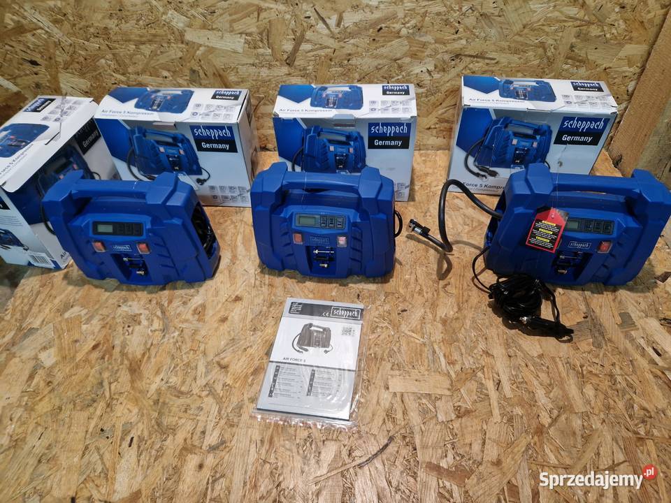 Scheppach Air Force kompresor bezolejowy 12V230V Głogowa sprzedam