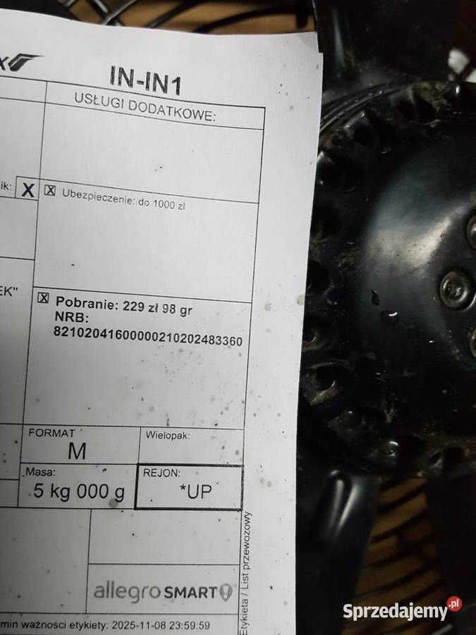 Wentylator Bestfan 220V 50Hz 045A 100W 2480 Gniewkowo sprzedam