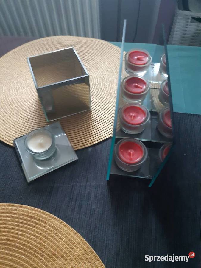 Świeczniki na świece zapachowe sprzedam