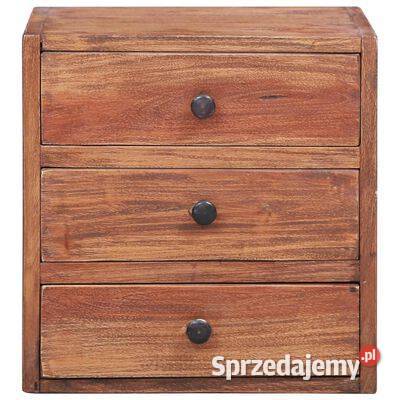 Szafka nocna 3 szuflady 35x25x35 lite drewno z Warszawa sprzedam