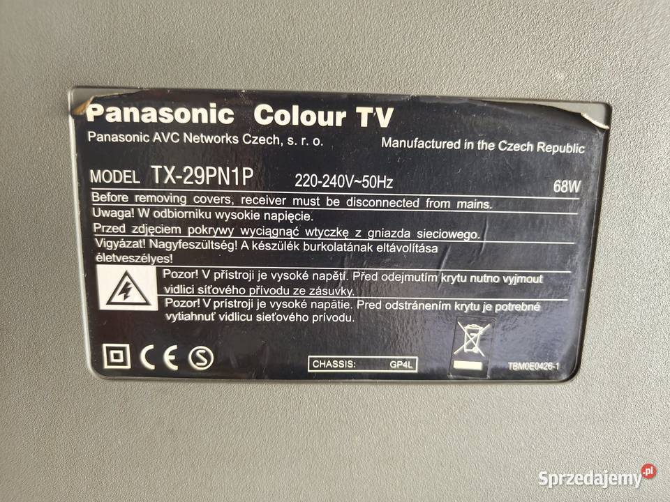 Telewizor Panasonic TX29PN1P Panasonic Łódź