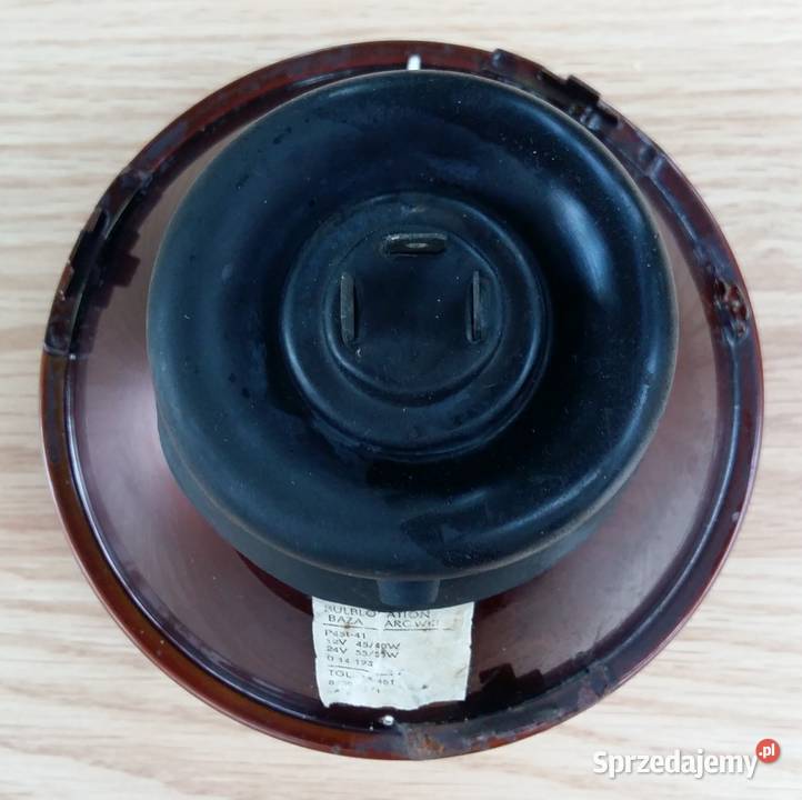 Reflektor lampa z żarówką przód Fiat 125p FSO Gliwice
