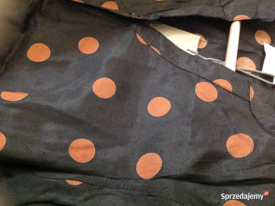Koszula Damska KAFEE Czarna w Grochy XS NOWA czarny Nowa Sól