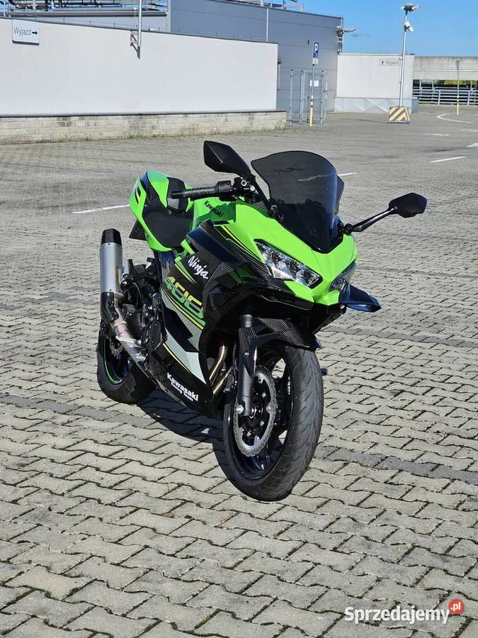 Kawasaki Ninja 400 carbon akrapovic perfekcyjny 399cm3 Kawasaki Bełchatów