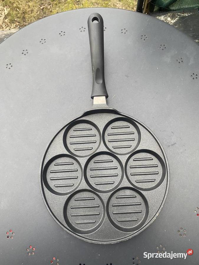 Patelnie do burgerów jajek pancakeów