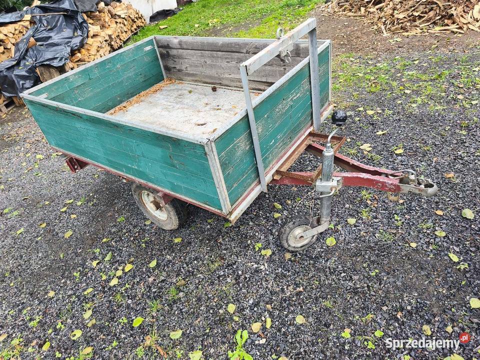 Mini traktor pług do śniegu solarka przyczepa Zielona Góra