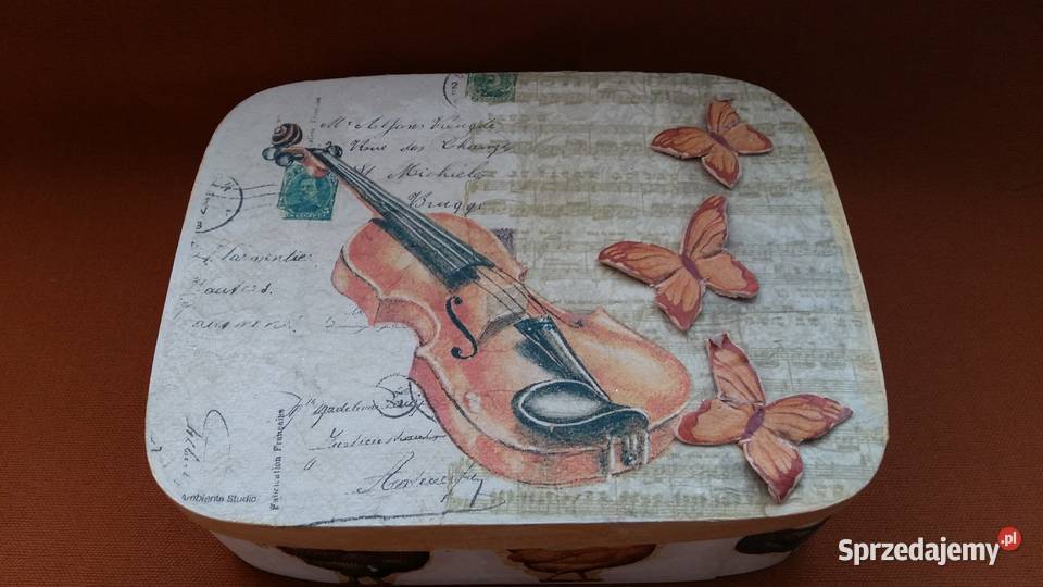 Pudełko kartonowe ozdobne 21x16x65 Łódź
