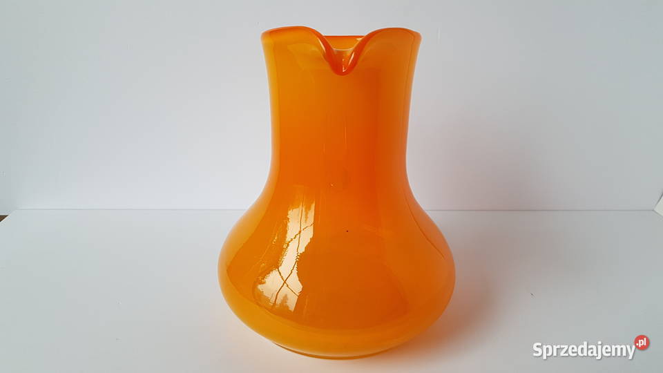 Pomarańczowy dzbanek Fiedorowicz Ząbkowice Dąbrowa Górnicza