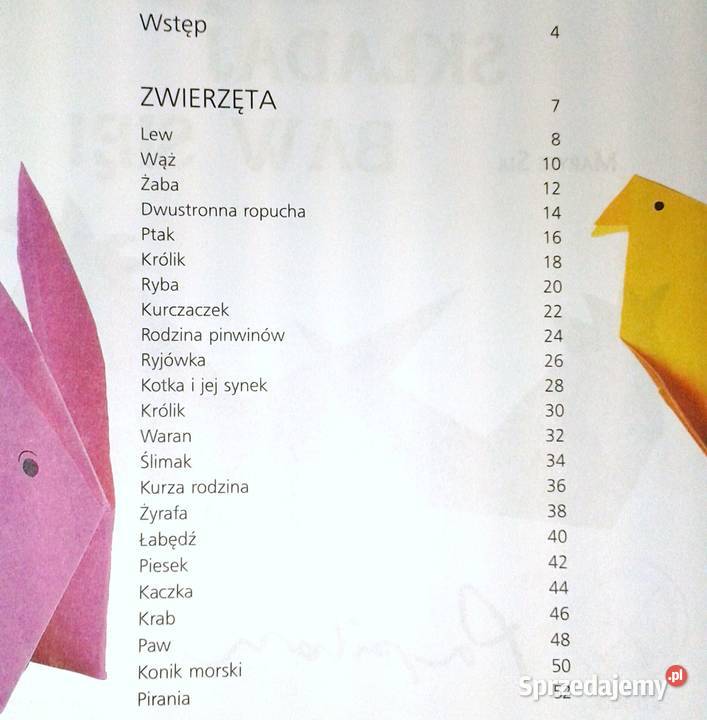 Origami Zginaj składaj baw się Maryse Six Chełm