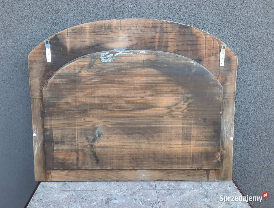 Stare lustro rama dąb szare antracyt shabby Tczew sprzedam