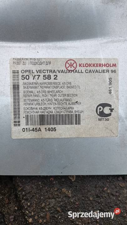 Reperaturki błotników tylnych opel vectra b Piotrków Trybunalski