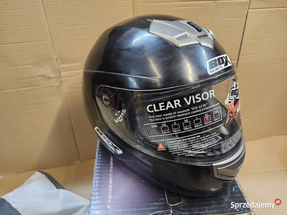 Kask motocyklowy XL BDX powystawowy nieużywany dolnośląskie Jelenia Góra