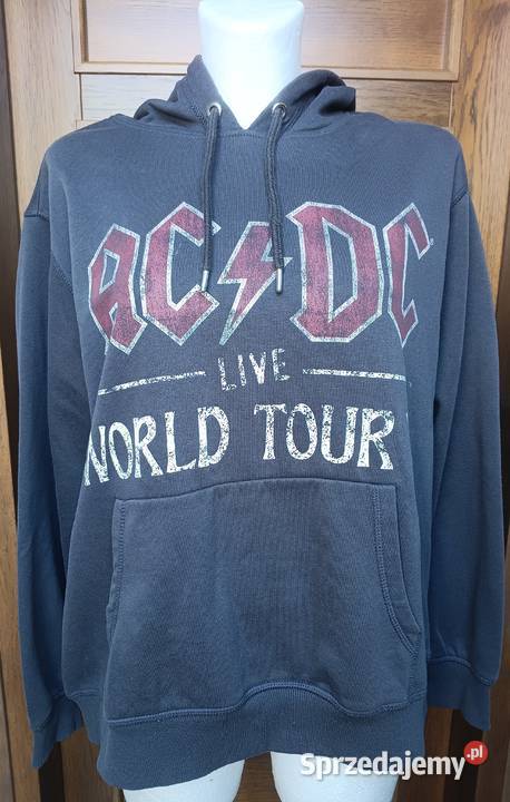 Bluza z kapturem acdc live world tour 1979 hm Rozmiar L Zbylitowska Góra sprzedam