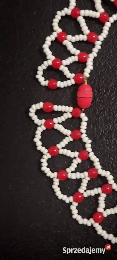 naszyjnik kołnierzyk z koralików Gdańsk