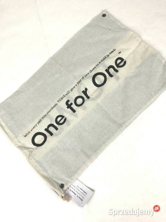 TOMS One For One Blue White Dust Cover Shoe Akcesoria Zamość