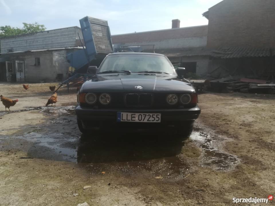 30letnia bunia o pięknym wyglądzie BMW E34 2000cm3 lubelskie Spiczyn