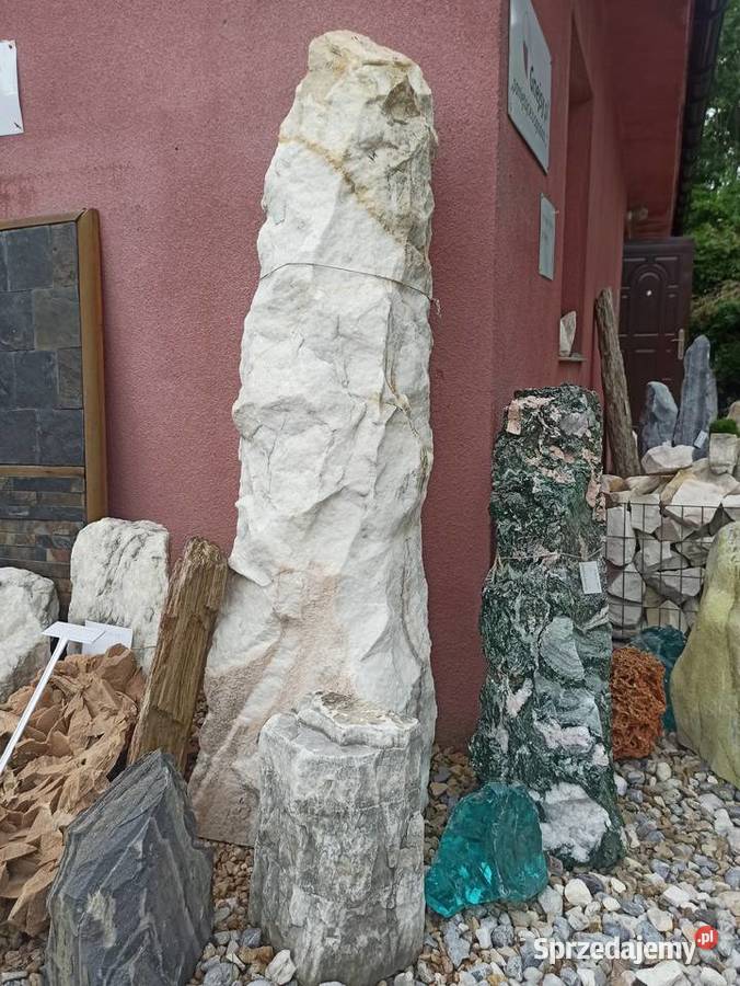 Monolit kamień ozdobny duży głaz do ogrodu Chrzanów