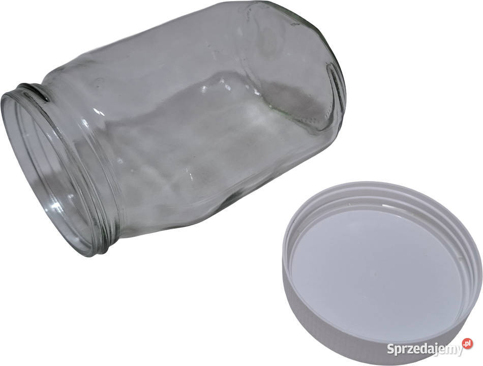 Szklany słoik Nutelli plastikowa nakrętka 825g śląskie Czeladź