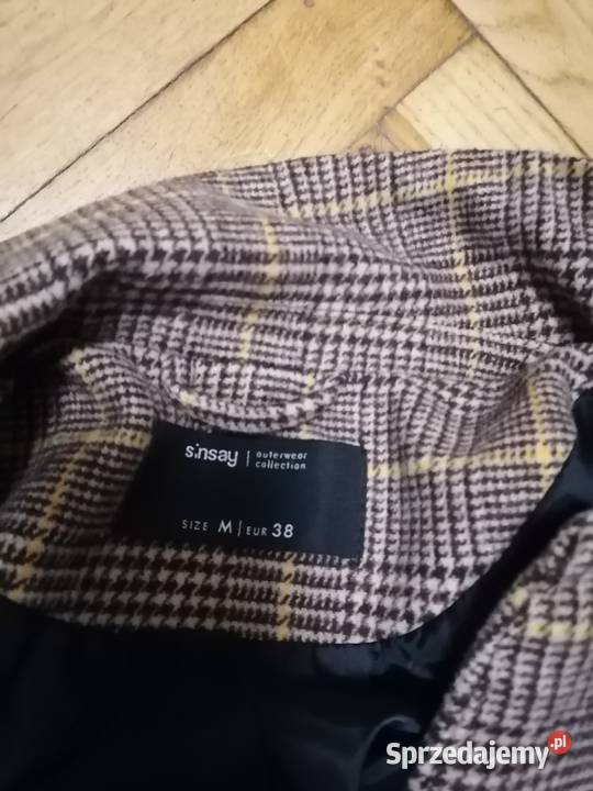 Płaszcz rozmiar M Sinsay pomorskie sprzedam