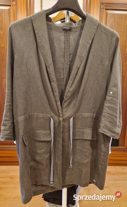 ŻAKIET marki Solar damski lniany zielony Lublin