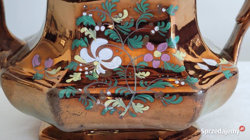 Angielski zabytkowy dzbanek Staffordshire z małopolskie sprzedam