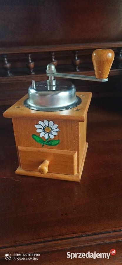 Młynek do kawy Z korbą Porcelana i szkło Gdańsk