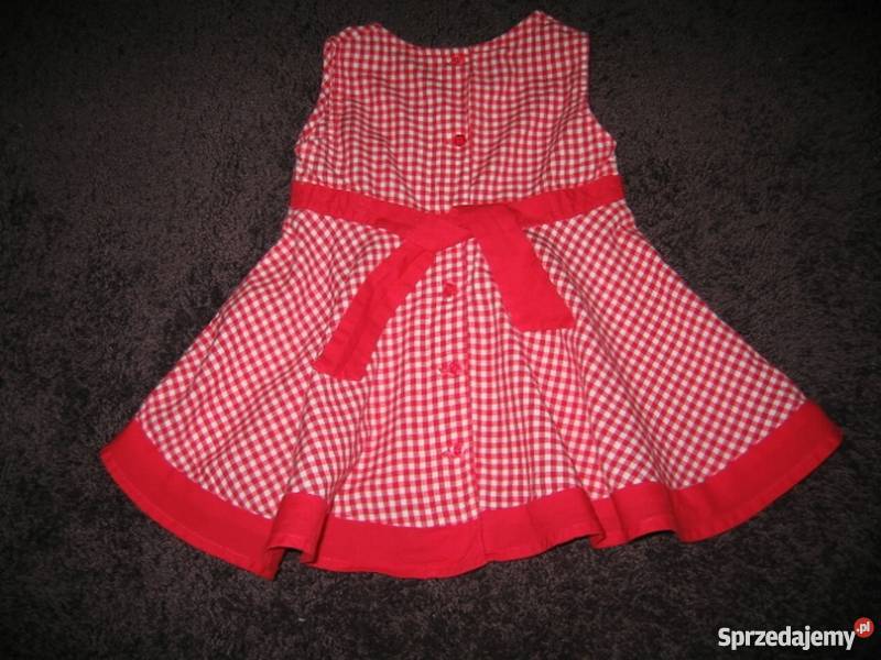 Sukienka retro rozkloszowana kratka 3 do 6 m cy wielkopolskie Słupca