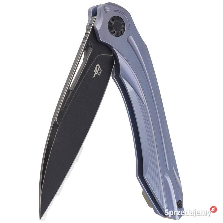 Nóż składany Bestech Wibra Blue Titanium Black Warszawa